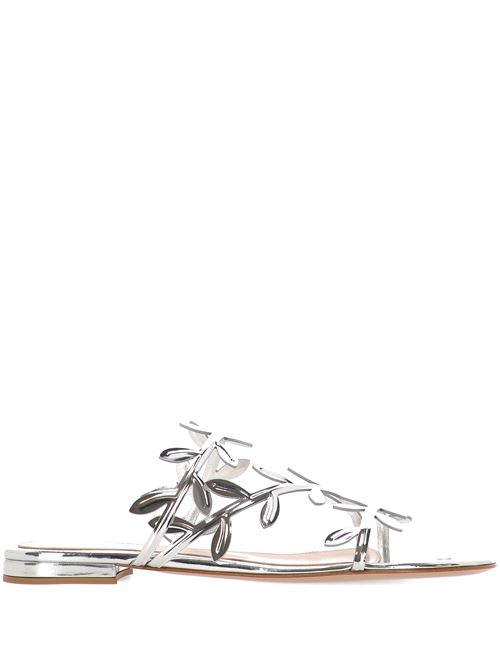 Silver-tone sandal GIANVITO ROSSI | G1568005RICMETARGE